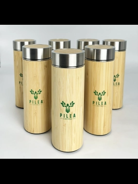 450 ml Filtreli Bambu Termos