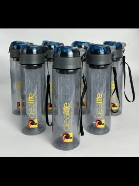 500 ML Detoks Filtreli Plastik Su Şişesi