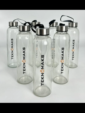 500 ml Cam Matara Şu Şişesi Kılıfsız