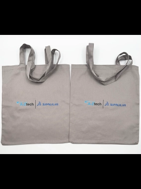 190gr Gabardin Pamuklu Renkli Kumaş Bez Çanta (35x40 cm) – 70 cm Askılı