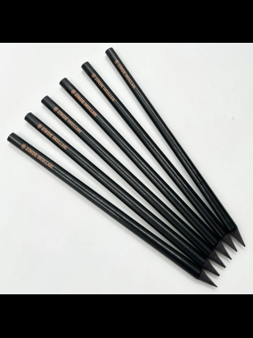 Natural  Yuvarlak Siyah Latalı Kurşun Kalem