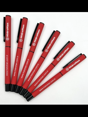 Rubber Gövde Metal Tükenmez Kalem