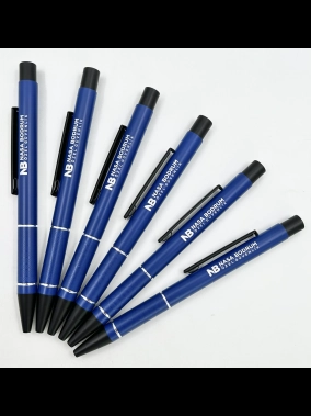 Basmalı Metal Tükenmez Kalem Roller Jel Refil