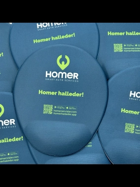 Özel Üretim Sünger Bilekli Oval Mouse Pad