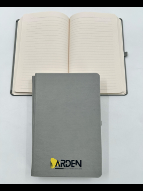 13 x 21 cm Termo PU Sert Kapaklı Tarihsiz EKONOMİK Defter, 160 Sayfa, 60 gr Holmen Krem Çizgili İç Kağıt, Esnek Kapak Lastikli, Kalem Tutuculu