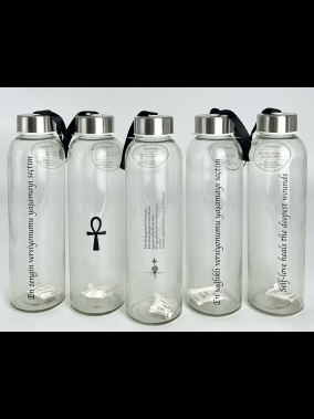 500 ml Cam Matara Şu Şişesi Kılıfsız