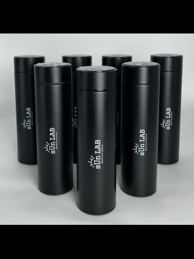 450 ML Isı Derecesi Gösteren Dijital Göstergeli Çelik Termos