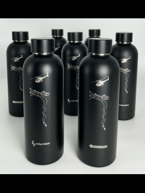 500 ml Geri Dönüştürülmüş Paslanmaz Çelik Termos Şişe - Çift Duvarlı