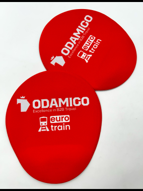 Özel Üretim Sünger Bilekli Oval Mouse Pad