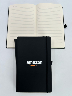 13 x 21 cm Termo PU Sert Kapaklı Tarihsiz Defter, 224 Sayfa, 70 gr Ivory Krem Çizgili İç Kağıt, Esnek Kapak Lastikli, Kalem Tutuculu