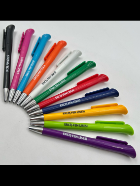 Plastik Çevirmeli Tükenmez Kalem