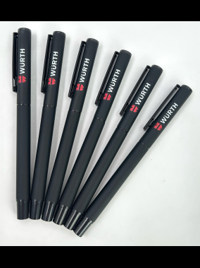 Kapaklı Rubber Gövde Metal Roller Kalem