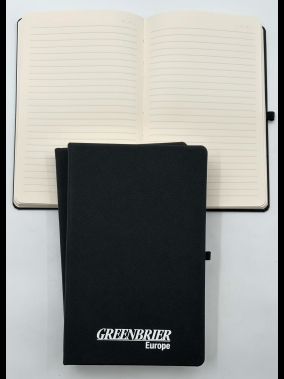 13 x 21 cm Termo PU Sert Kapaklı Tarihsiz Defter, 224 Sayfa, 80 gr Ivory Krem Çizgili İç Kağıt, Esnek Lastikli, Kalem Tutuculu