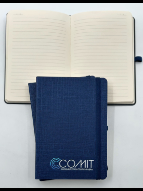 11,5 x 16,5 cm Termo PU Yumuşak Kapaklı Tarihsiz Defter 196 Sayfa 80 gr Ivory Krem Çizgili Lastikli Kalem Tutuculu