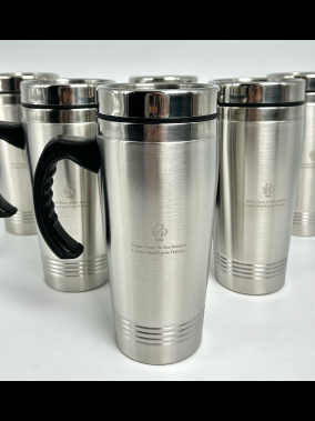 450 ml Saplı Paslanmaz Çelik Termos Bardak