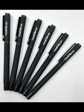 Kapaklı Rubber Gövde Metal Roller Kalem