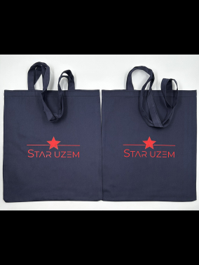 190gr Gabardin Pamuklu Renkli Kumaş Bez Çanta (35x40 cm) – 70 cm Askılı