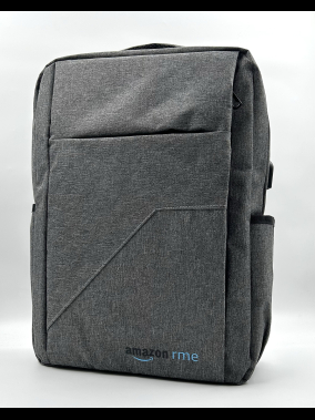 Stoklu Özel Üretim Laptop Bölmeli USB Şarj Girişli Promosyon Sırt Çantası