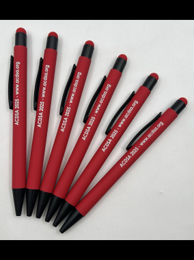 Metal Tükenmez Touchpen Kalem Rubber Gövde