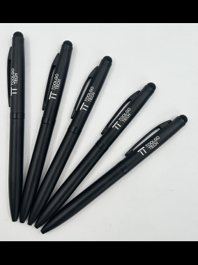 Metal Touchpen Çevirmeli Tükenmez Kalem