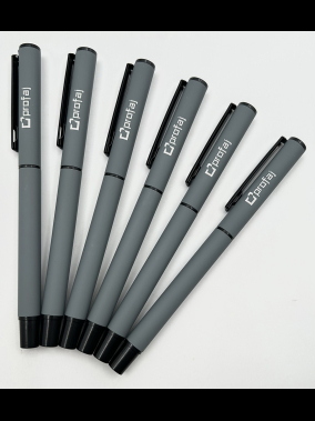 Kapaklı Metal Roller Kalem Süper Jel Refil