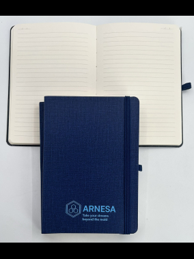 11,5 x 16,5 cm Termo PU Yumuşak Kapaklı Tarihsiz Defter 196 Sayfa 80 gr Ivory Krem Çizgili Lastikli Kalem Tutuculu