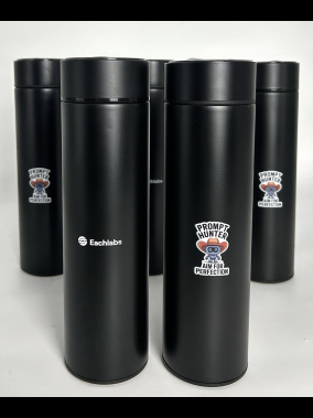 450 ML Isı Derecesi Gösteren Dijital Göstergeli Çelik Termos