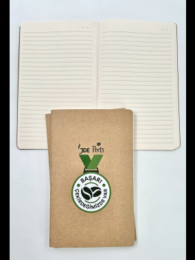 12,5 x 20 cm Kraft Kapak Terzi Dikiş Defter