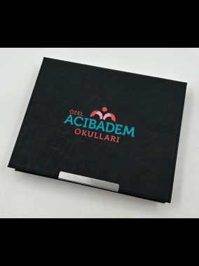 SUNİ DERİ SET KUTUSU 20*25*3 CM