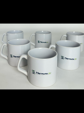 Porselen Süblimasyon Kısa Promosyon Kupa Bardak - Kutulu