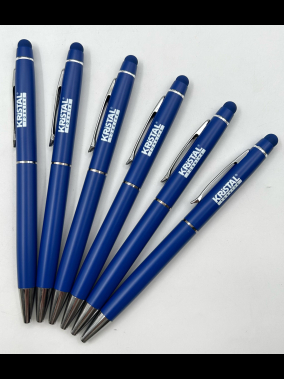 Çevirmeli Metal Dokunmatikli Touchpen Tükenmez Kalem