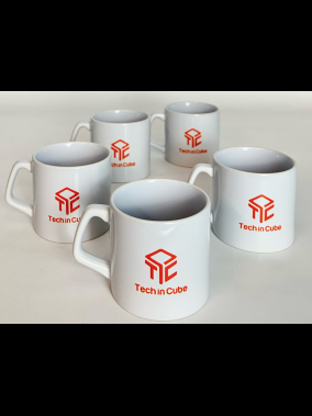 Porselen Süblimasyon Kısa Promosyon Kupa Bardak - Kutulu