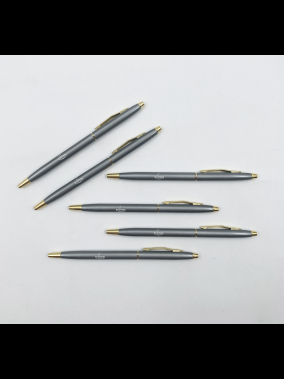 Çevirmeli İnce Metal Tükenmez Kalem