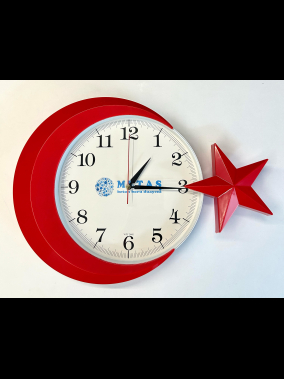 42,5 x 30,5 cm Plastik Duvar Saati