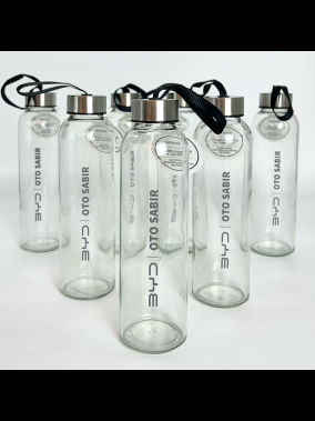 500 ml Cam Matara Şu Şişesi Kılıfsız