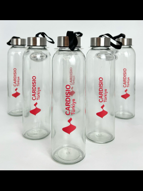 500 ml Cam Matara Şu Şişesi Kılıfsız