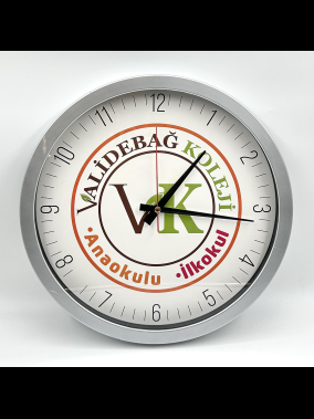  35 cm Metalize Duvar Saati