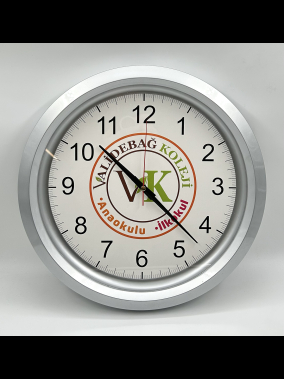  40 cm Metalize Duvar Saati