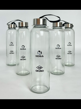 500 ml Cam Matara Şu Şişesi Kılıfsız