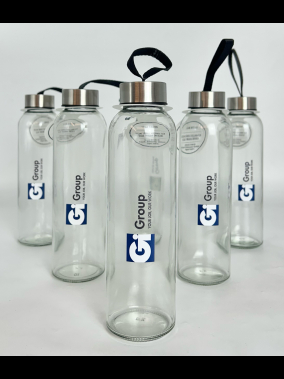 500 ml Cam Matara Şu Şişesi Kılıfsız