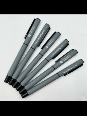 Kapaklı Metal Roller Kalem Süper Jel Refil