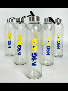 750 ML H2o Kılıflı Cam Matara