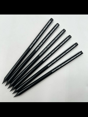 Natural  Yuvarlak Siyah Latalı Kurşun Kalem