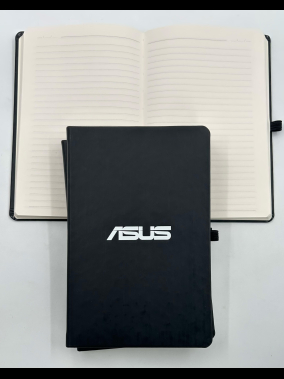 13 x 21 cm Termo PU Sert Kapaklı Tarihsiz Defter, 224 Sayfa, 70 gr Ivory Krem Çizgili İç Kağıt, Esnek Kapak Lastikli, Kalem Tutuculu