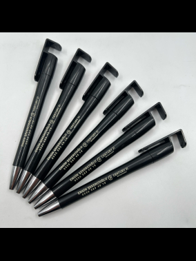 Telefon Standlı Plastik Tükenmez Kalem