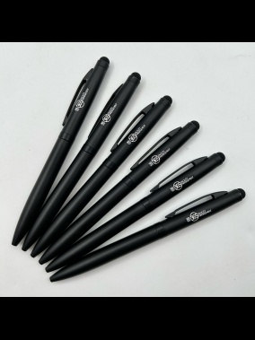 Metal Touchpen Çevirmeli Tükenmez Kalem