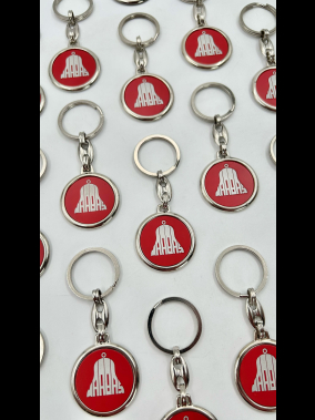 3,5 x 9 cm Tek Yön Anahtarlık