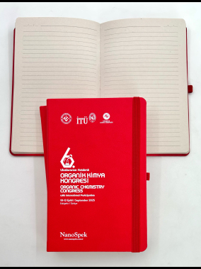 13 x 21 cm Termo PU Sert Kapaklı Tarihsiz Defter, 160 Sayfa, 70 gr. Nostaljik Çizgili İç Kağıt, Esnek Lastikli, Kalem Tutuculu