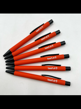 Rubber Gövde Metal Tükenmez Kalem