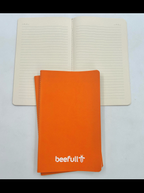 13 x 21 cm Terzi Dikişli Yumuşak Kapaklı Tarihsiz Defter, 64 Sayfa, 70 gr Ivory Çizgili İç Kağıt